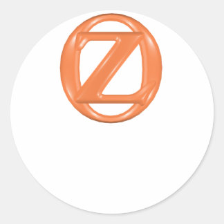 Sticker Rond Plaque d'enregistrement Oz (personnalisable)