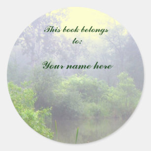 Sticker Rond Plaque d'étang