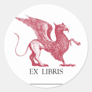Sticker Rond Plaque Griffin