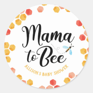 Sticker Rond Plaques papier Mama to BEE
