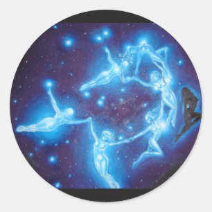 Sticker Rond Pléiades
