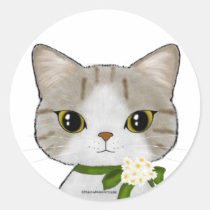 Sticker Rond Pleine lune