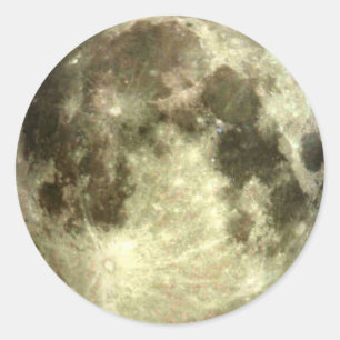 Sticker Rond Pleine lune