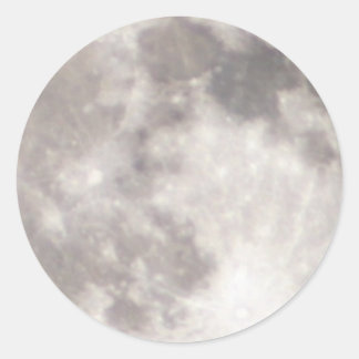 Sticker Rond Pleine lune