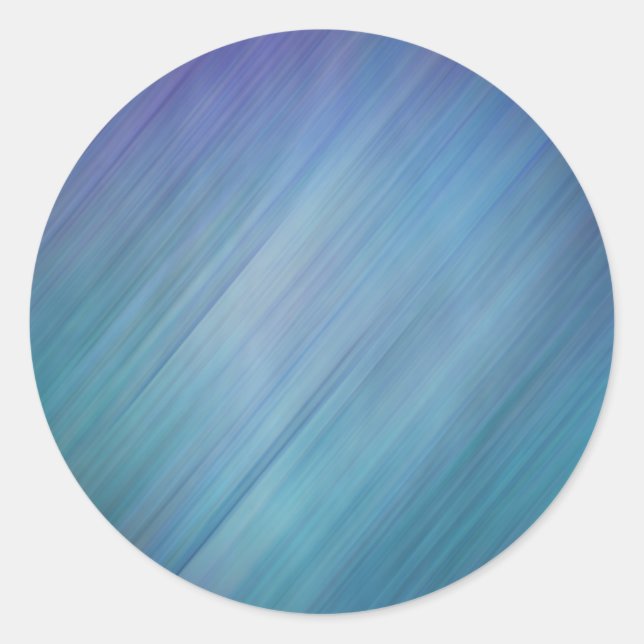 Sticker Rond Pluie bleue diagonale (Devant)