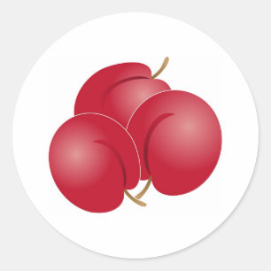 Sticker Rond Plums