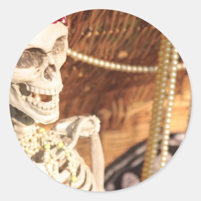 Sticker Rond Plunder Party ! (Devant)