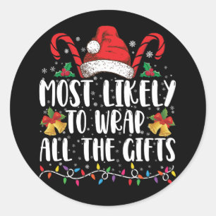 Sticker Rond Plus susceptible d'envelopper tous les cadeaux de 