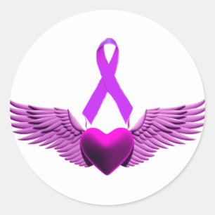 Sticker Rond (plusieurs produits sélectionnés, Purple Wings of 
