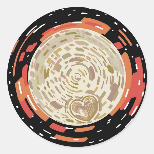 Sticker Rond Pluto 22' (Devant)