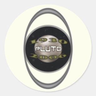 Sticker Rond Pluto Commemorative 1930-2006