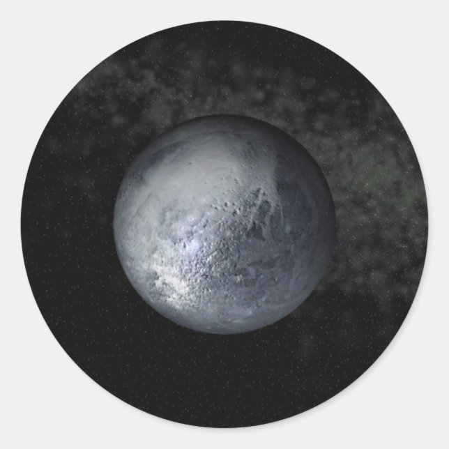 Sticker Rond Pluton (Devant)