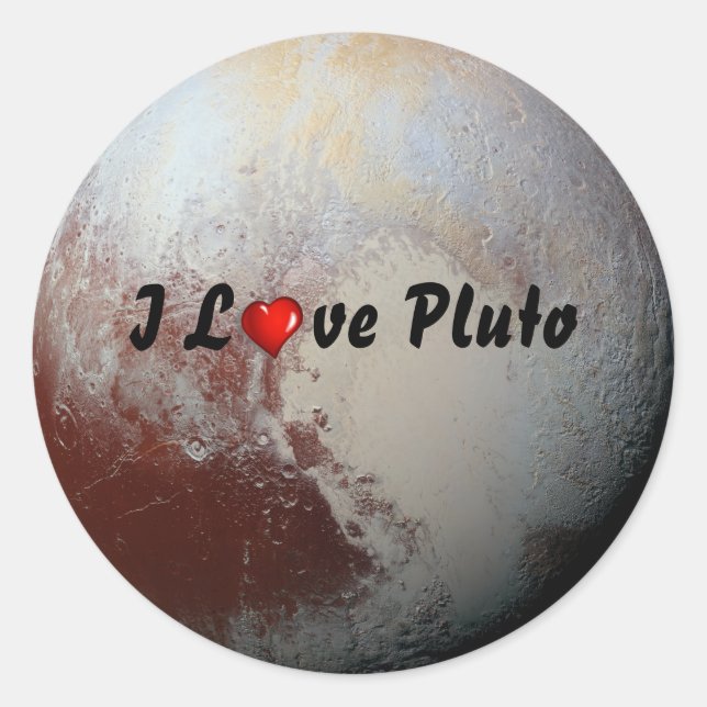 Sticker Rond Pluton (Devant)