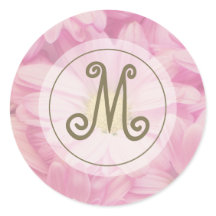 Plutôt Roses Poissons Personnalisé Or Initial