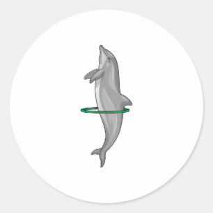 Sticker Rond Pneus Dolphin Fitness Sports