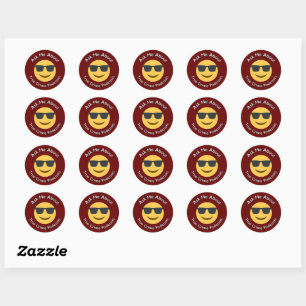 Sticker Rond Podcasts True Crime