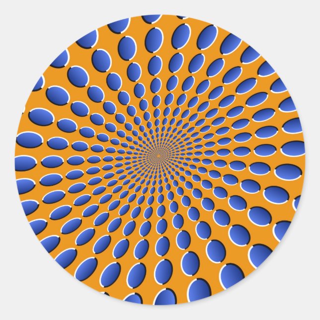 Sticker Rond Pods d'illusion optique (Devant)