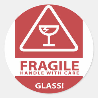 Sticker Rond Poignée avec soin