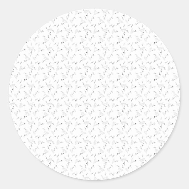 Sticker Rond Point, Déclin De Neige (Devant)