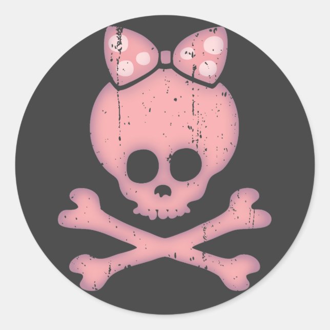 Sticker Rond Point Molly Bow (Devant)