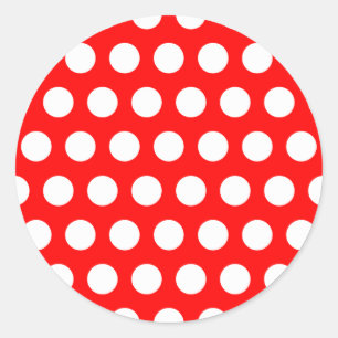 Sticker Rond Points Blancs