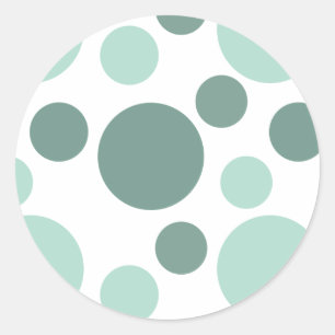 Sticker Rond Points de monnaie