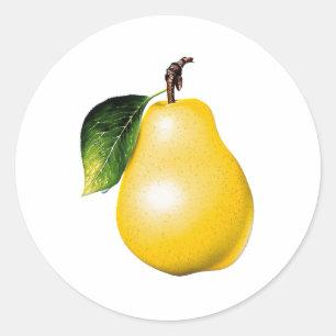 Sticker Rond Poire