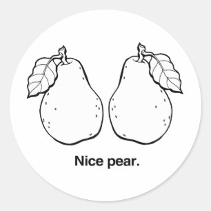 Sticker Rond POIRE AGRÉABLE -.png