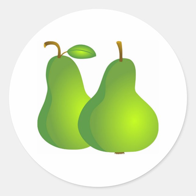 Sticker Rond Poires (Devant)