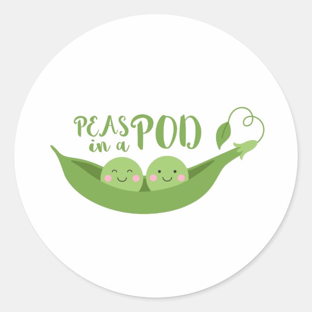 Sticker Rond Pois Dans Un Morceau (Devant)