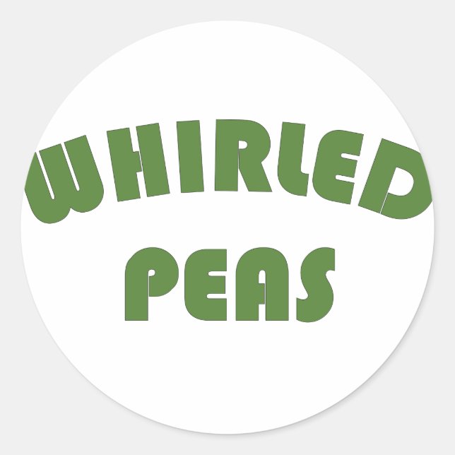 Sticker Rond Pois tourbillons (Devant)
