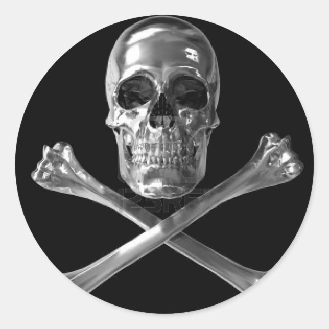 Sticker Rond poison (Devant)