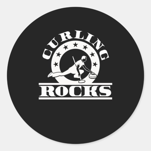 Sticker Rond Poison du Curling Rocks (Devant)