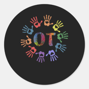Sticker Rond Poison du Mouvement Occupational