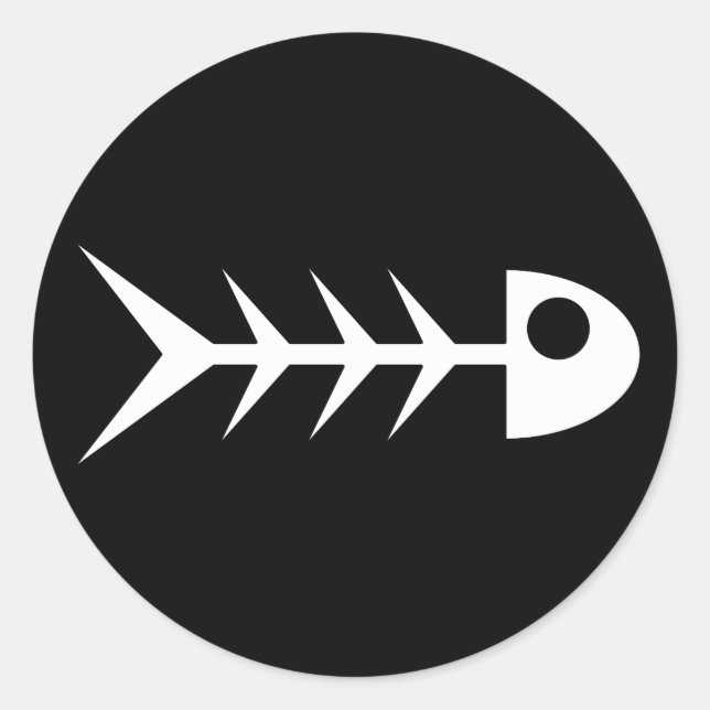 Sticker Rond Poisson (Devant)