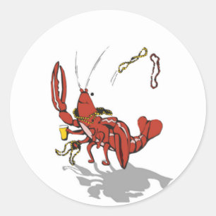 Sticker Rond Poisson-grièche
