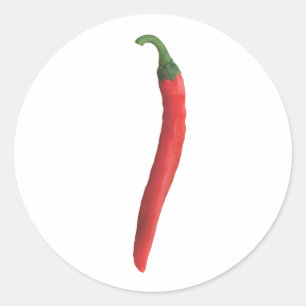 Sticker Rond Poivre chaud du Chili