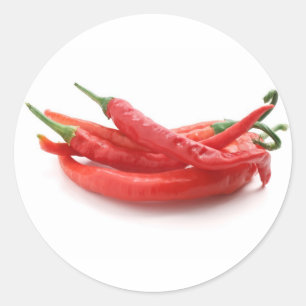 Sticker Rond poivrons de piment