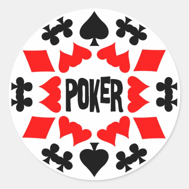 STICKER ROND POKER (Devant)
