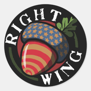 Sticker Rond Politique de la droite