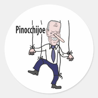 Sticker Rond Politique drôle Anti Joe Biden Pun