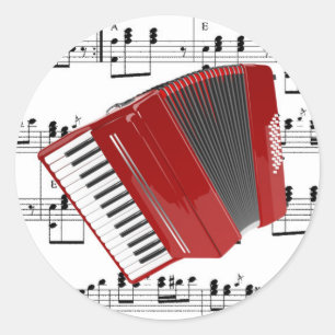 Sticker Rond Polka