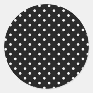 Sticker Rond Polka dot