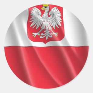 STICKER ROND POLOGNE