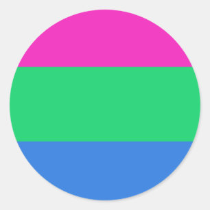 Sticker Rond Polysexuel