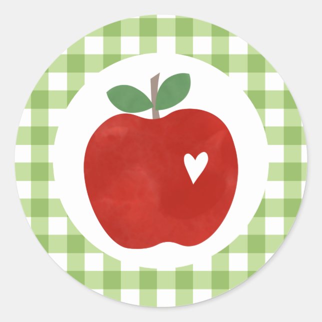 Sticker Rond Pomme de nos yeux premier anniversaire Plaques de  (Devant)