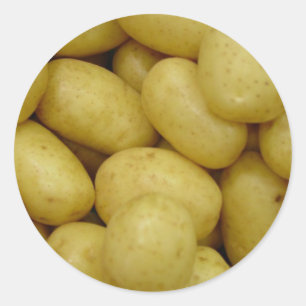Sticker Rond Pommes de terre
