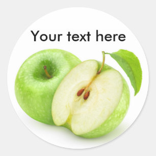 Sticker Rond Pommes vertes