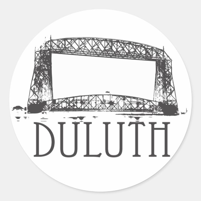 Sticker Rond Pont aérien de Duluth (Devant)