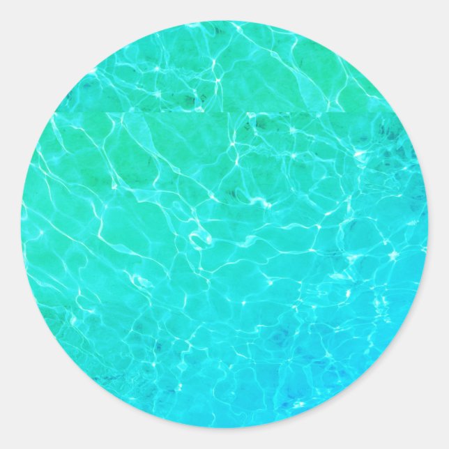 Sticker Rond Pool d'autocollants (Devant)